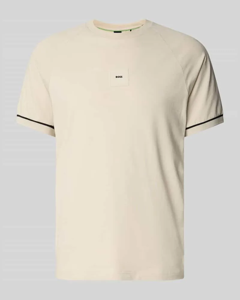 HUGO BOSS T-Shirt mit Label-Detail Beige