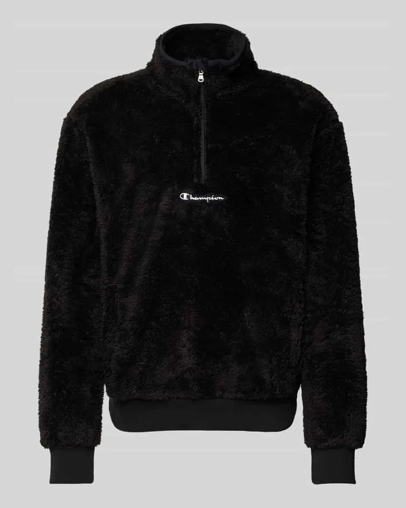 Champion Sweatshirt mit Label-Stitching 