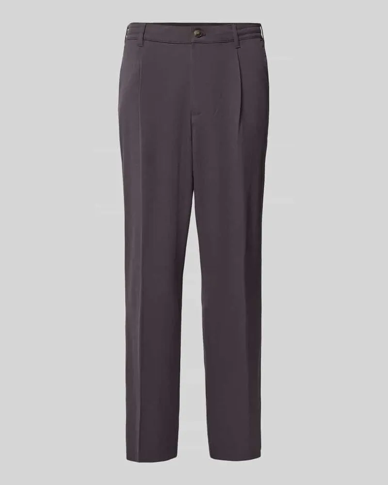 McNeal Slim Fit Stoffhose mit Bügelfalten 