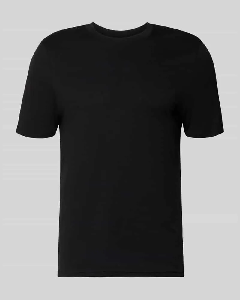 McNeal Regular Fit T-Shirt mit Rundhalsausschnitt Black