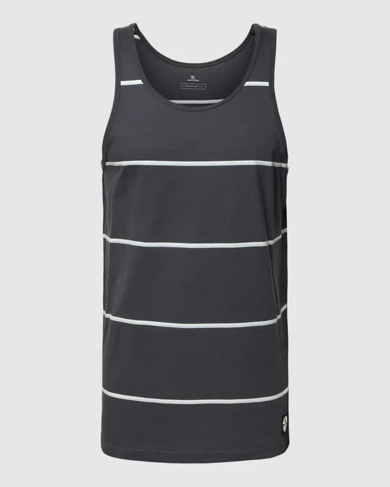 Rip Curl Tanktop mit Streifenmuster Modell 'RAILS Black