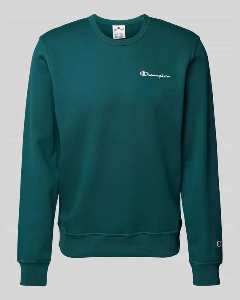 Champion Sweatshirt mit Label-Stitching 