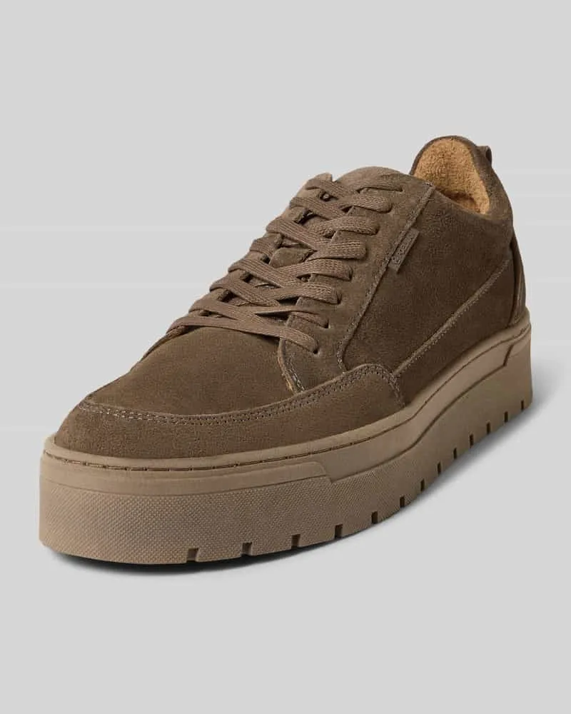 PS Poelman Ledersneaker mit Plateausohle Modell 'Ivar 