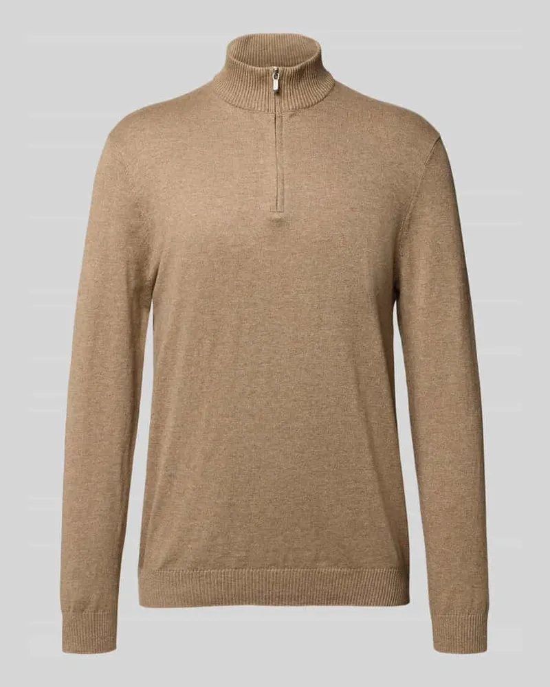 Only & Sons Regular Fit Troyer aus Baumwoll-Viskose-Mix Modell 'LOUI 