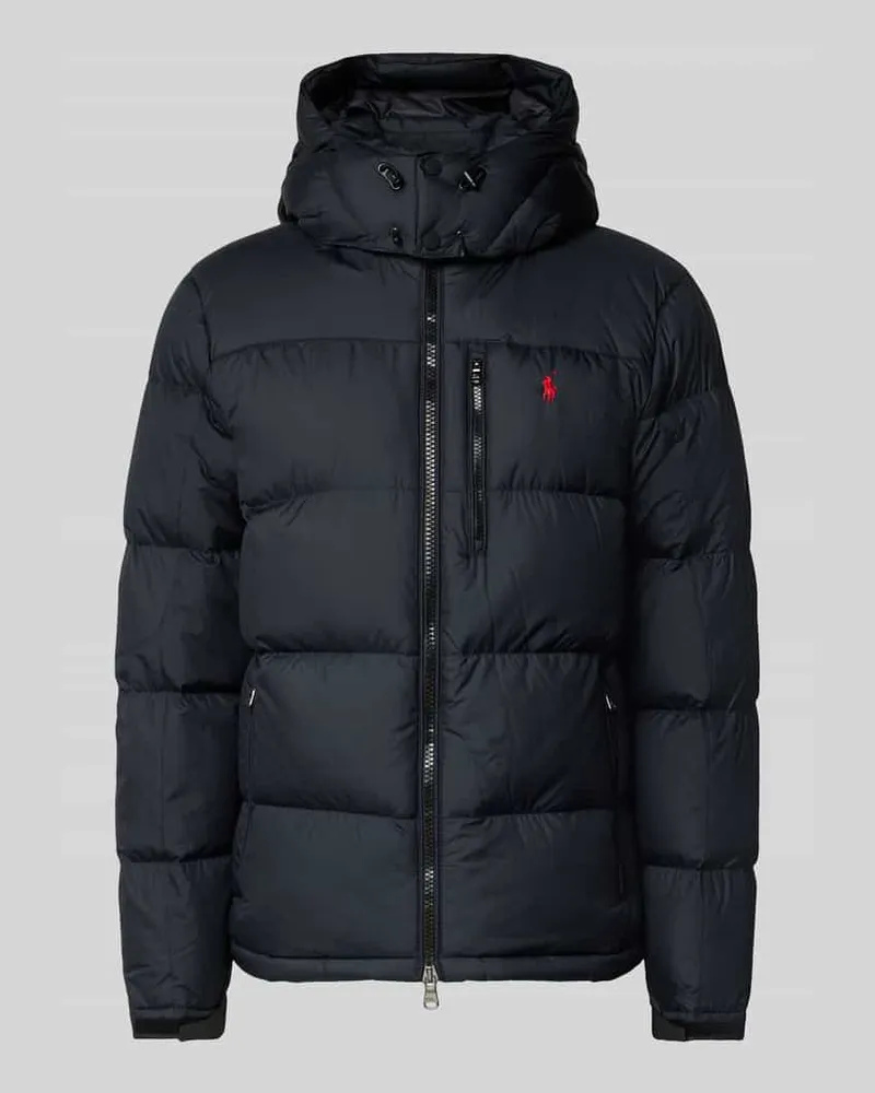 Ralph Lauren Regular Fit Daunenjacke mit Logo-Stitching Black