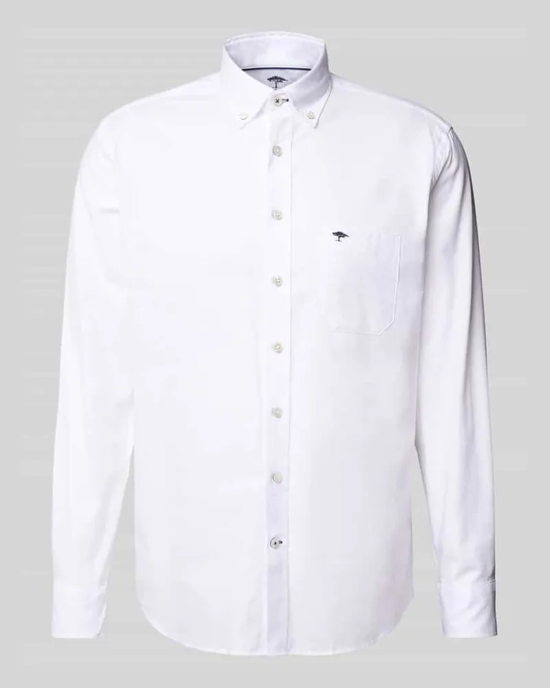 Fynch-Hatton Regular Fit Freizeithemd mit Button-Down-Kragen Modell 'All Season 