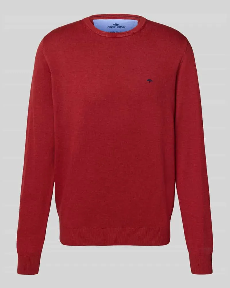 Fynch-Hatton Strickpullover mit Rundhalsausschnitt 