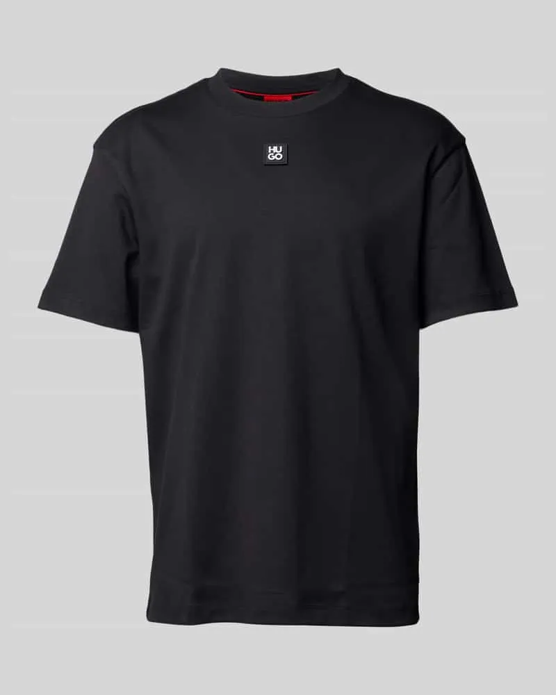 HUGO BOSS Regular Fit T-Shirt aus reine Baumwolle Modell 'DALILE Black