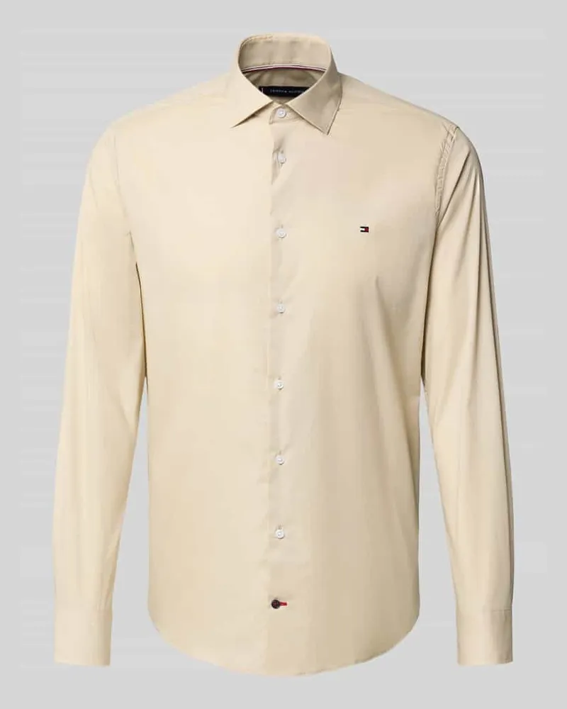 Tommy Hilfiger Slim Fit Businesshemd aus Baumwoll-Mix 