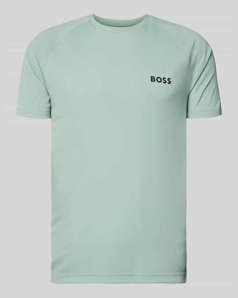 HUGO BOSS Slim Fit T-Shirt mit Label Print Modell 'TOP SPIN CB Mint