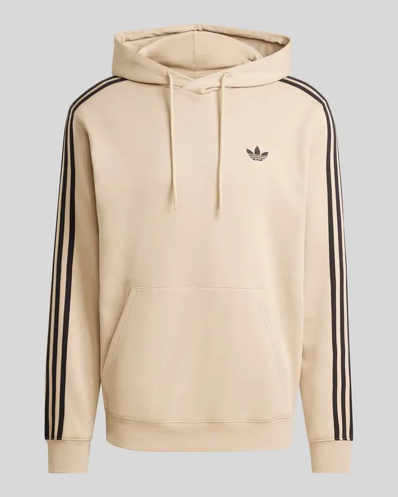 adidas Hoodie mit Logo-Detail Beige
