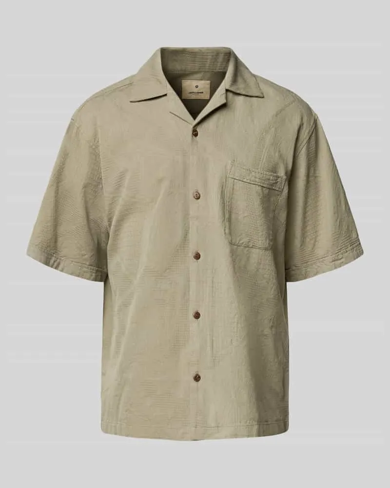 Jack & Jones Freizeithemd mit Reverskragen Modell 'LUKE 