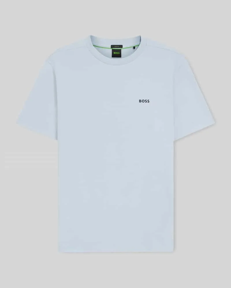 HUGO BOSS Regular Fit T-Shirt aus Baumwoll-Mix Modell 'TEE Aqua