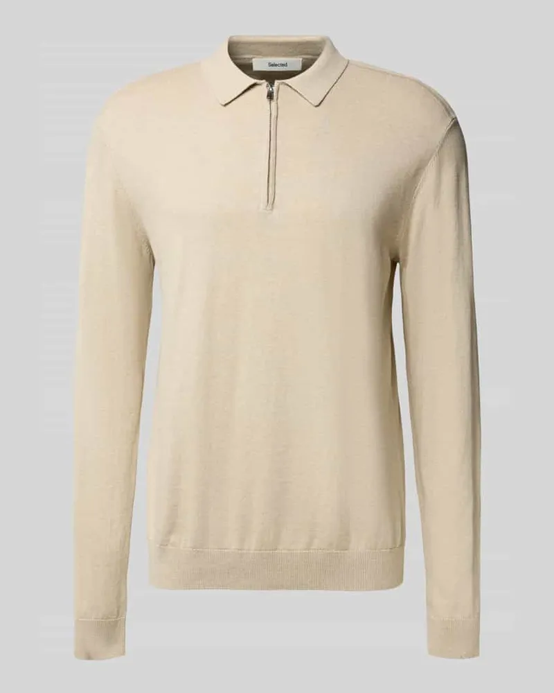 Selected Homme Regular Fit Strickpullover aus reiner Baumwolle Modell 'BERG 
