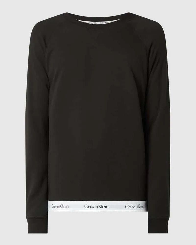 Calvin Klein Sweatshirt mit Kontrastsaum 