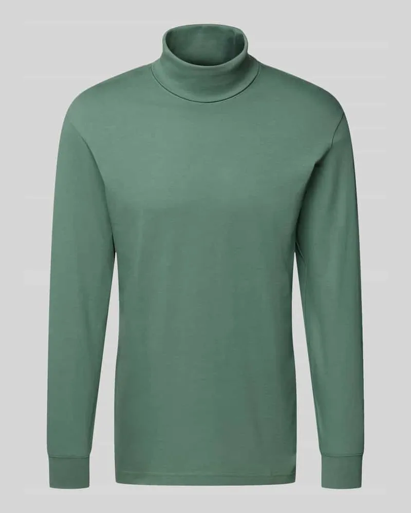 Ragman Longsleeve mit Rollkragen Oliv