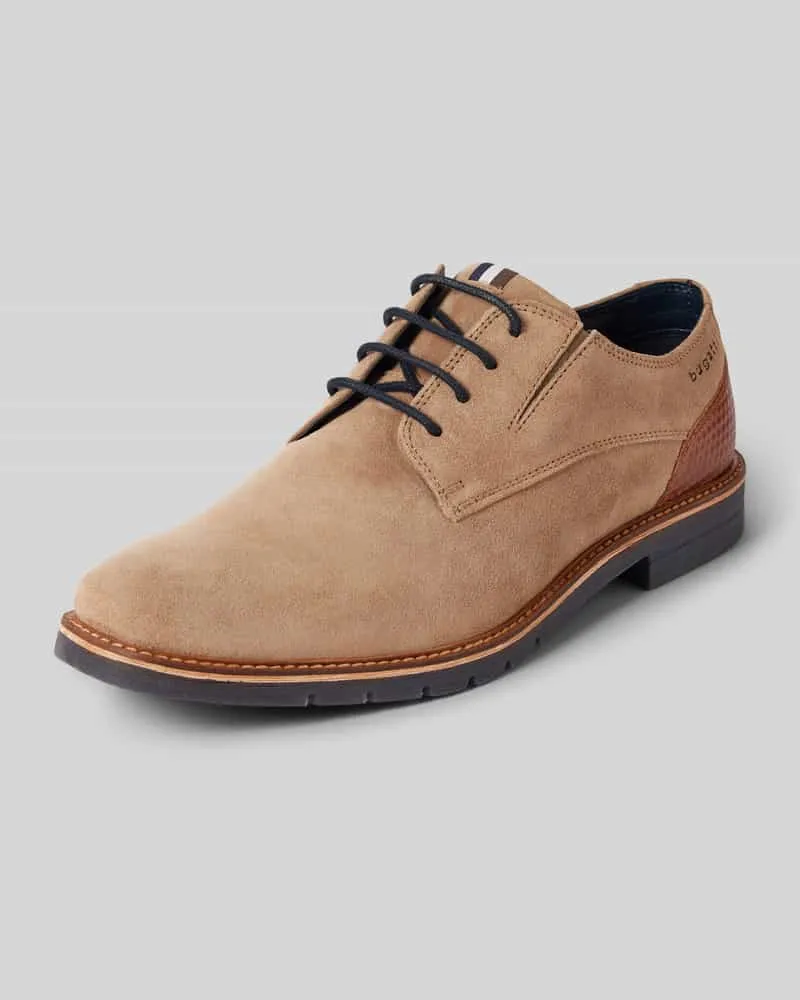 Bugatti Derby mit Label-Details Modell 'Merlo Beige