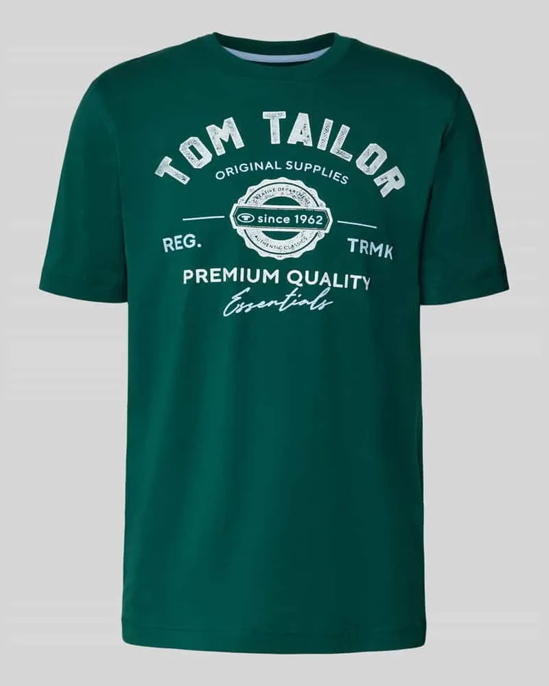 Tom Tailor Regular Fit T-Shirt aus reiner Baumwolle 