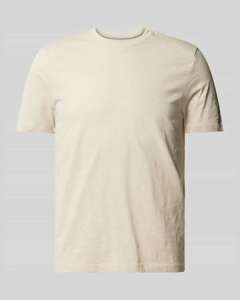 McNeal T-Shirt mit Stehkragen Beige