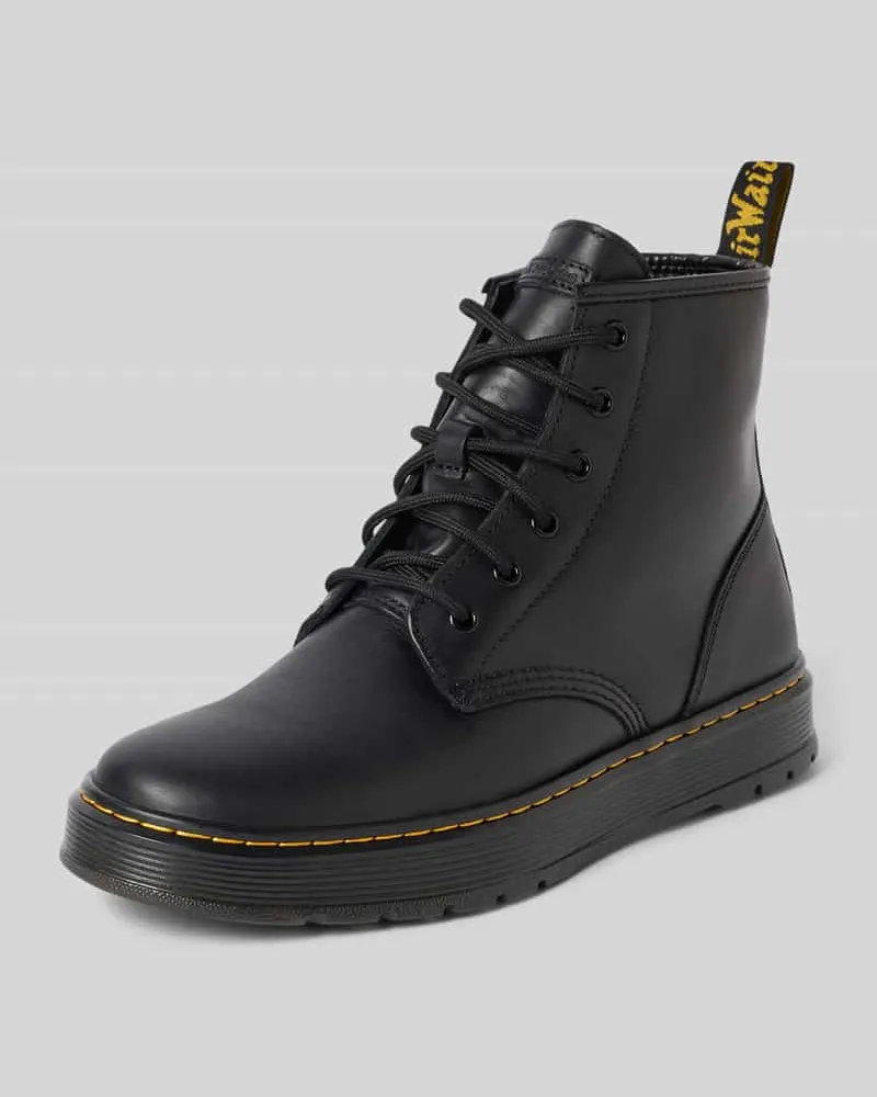 Dr.Martens Boots aus echtem Leder mit Label-Patch Modell 'Brookline Chukka Black