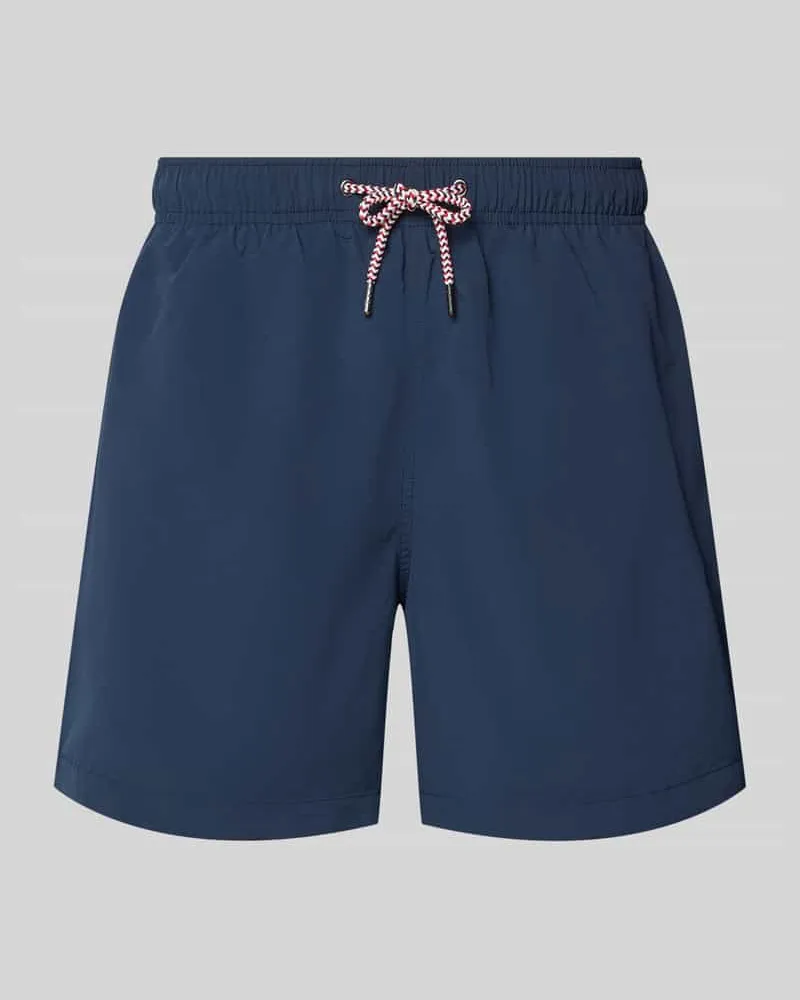 McNeal Badehose mit Gesäßtasche und Logo-Stitching Marine