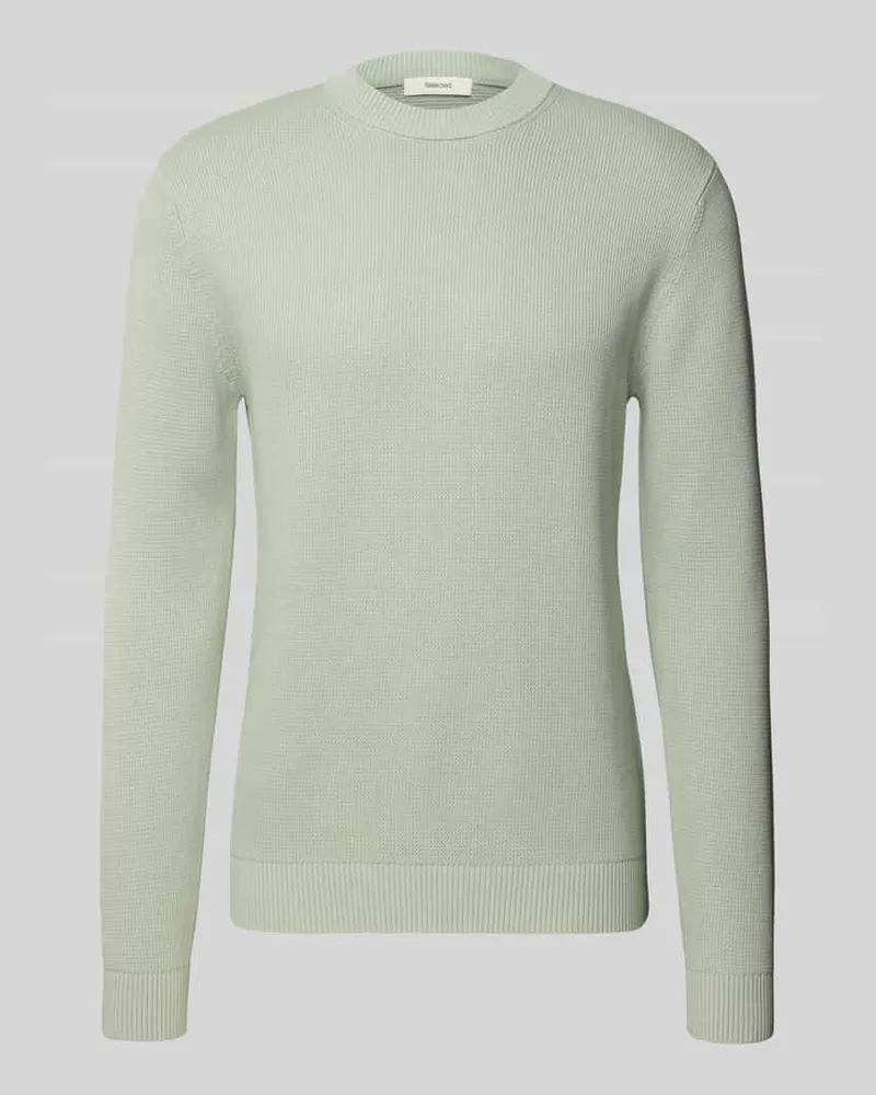 Selected Regular Fit Pullover aus reiner Bio-Baumwolle Modell 'DANE Mint