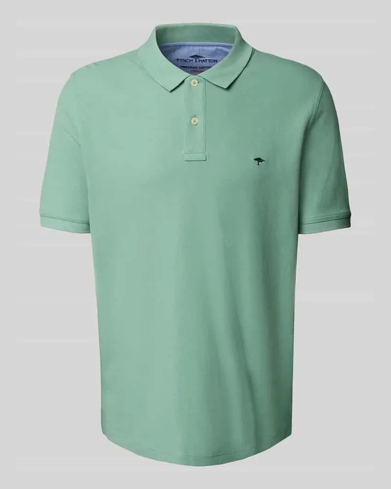 Fynch-Hatton Regular Fit Poloshirt mit Logo-Stitching 