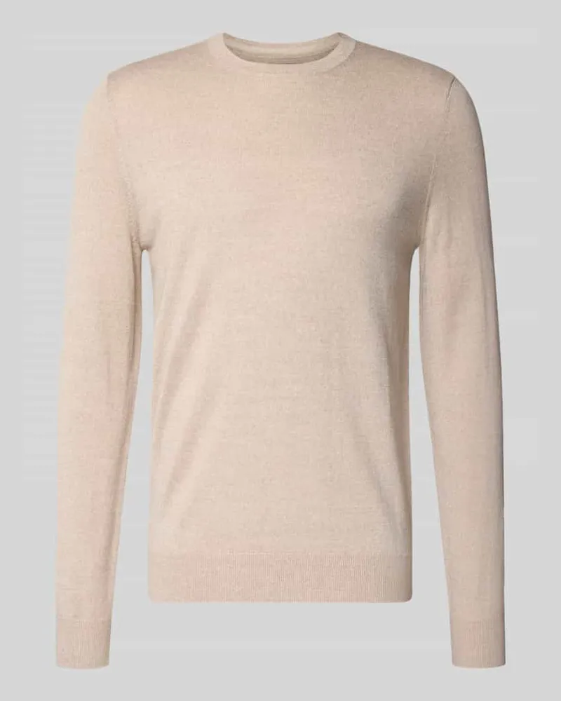 Christian Berg Regular Fit Longsleeve aus Woll-Mix 