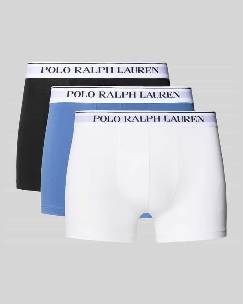 Ralph Lauren Trunks aus Baumwoll-Mix Modell 'CLSSIC TRUNK-3 PACK Blau