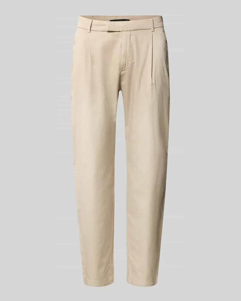 cinque Anzughose mit Biesen und französischen Eingrifftaschen Beige