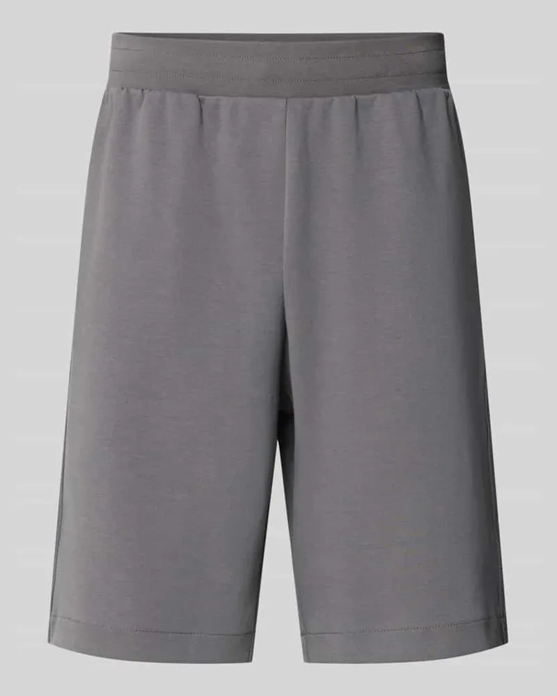 EA7 Shorts mit elastischem Bund Mittelgrau