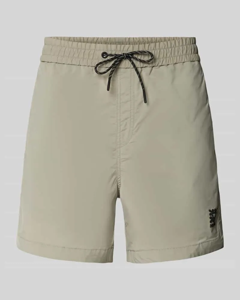 HUGO BOSS Regular Fit Shorts mit Label-Applikation Modell 'COLAS262S Mint