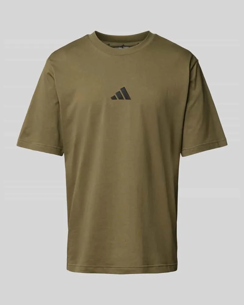 adidas T-Shirt mit Logo-Stitching 
