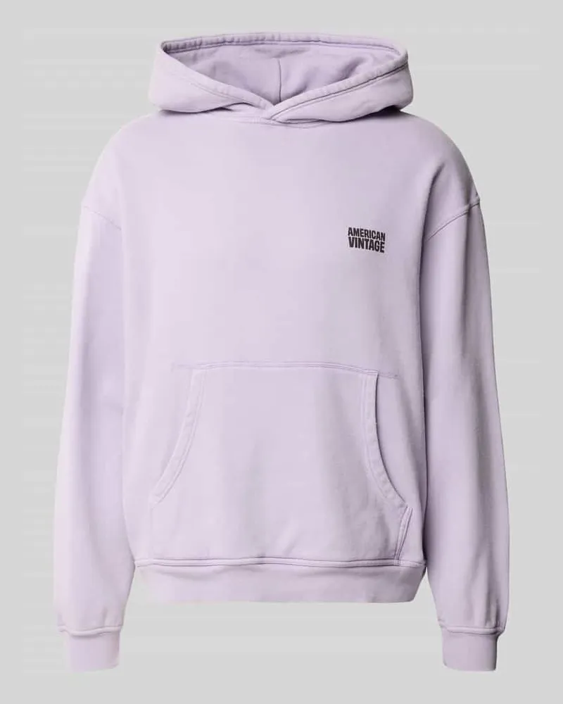 American Vintage Hoodie mit Logo Modell 'PLIZZY Flieder