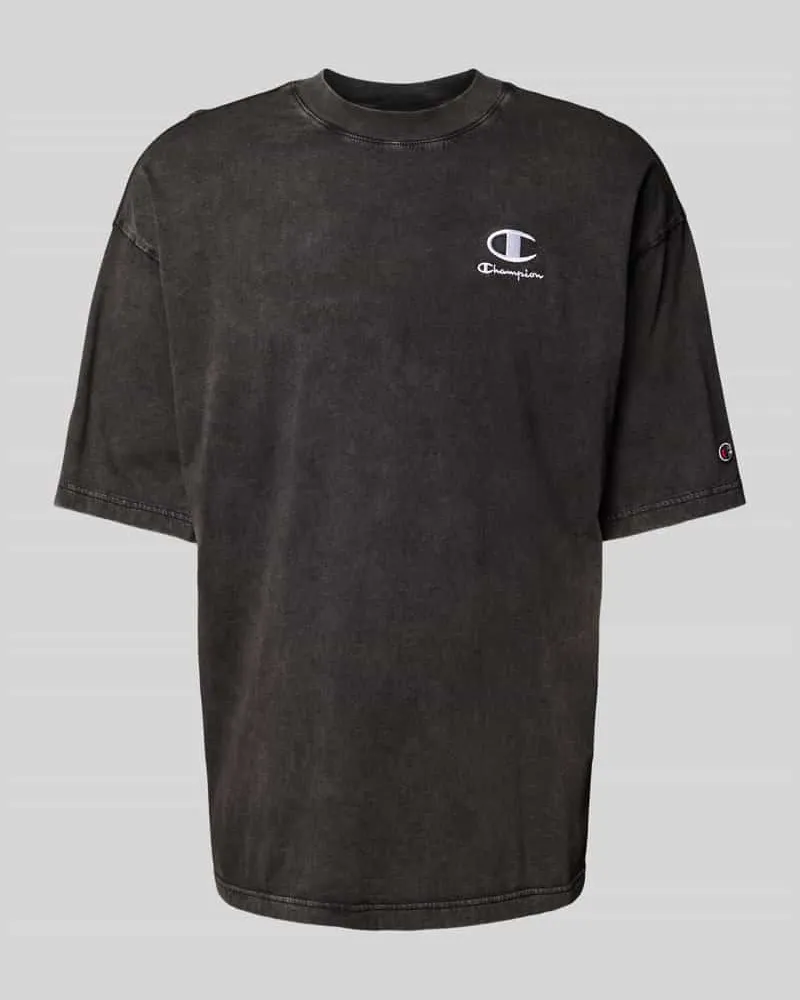 Champion Relaxed Fit T-Shirt mit Label-Stitching 
