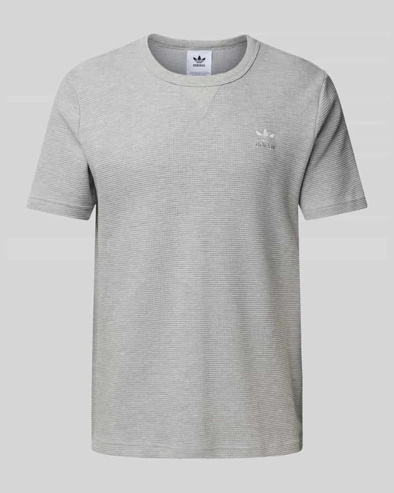 adidas T-Shirt mit Label-Stitching 