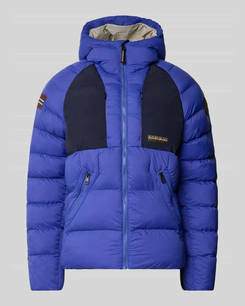 Napapijri Regular Fit Steppjacke mit Logo-Patch Modell 'MOESA Royal