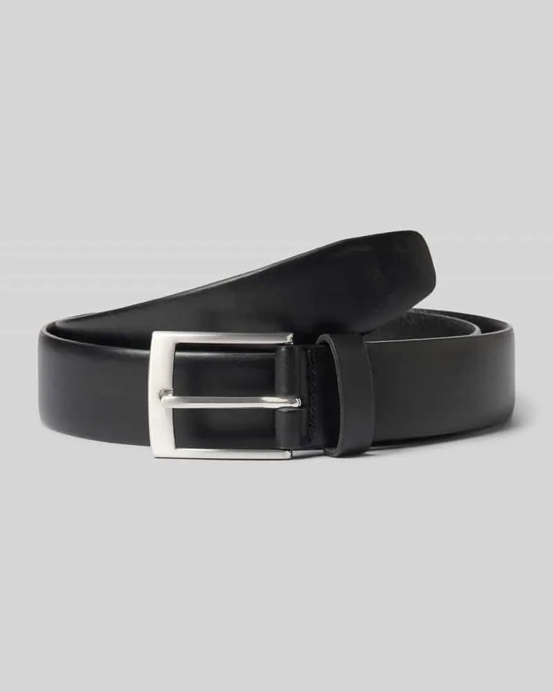 S.Oliver Gürtel aus echtem Leder Modell 'Basic Belt Black