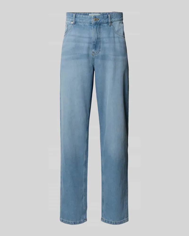 LES DEUX Straight Fit Jeans im 5-Pocket-Design Modell 'Ryder Jeansblau