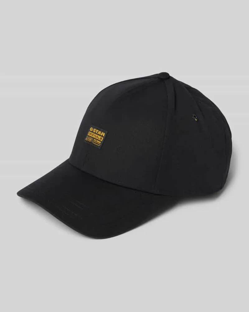 G-STAR RAW Basecap mit Label-Detail Black
