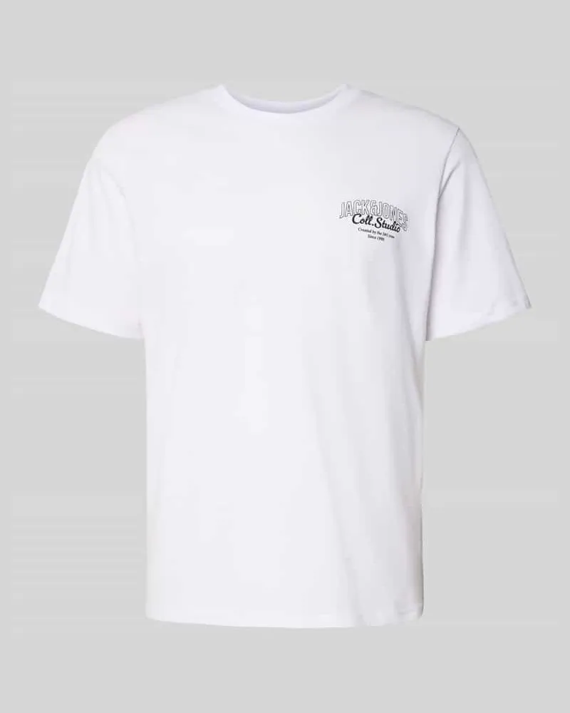 Jack & Jones T-Shirt mit Label-Print Modell 'MAKOTO 