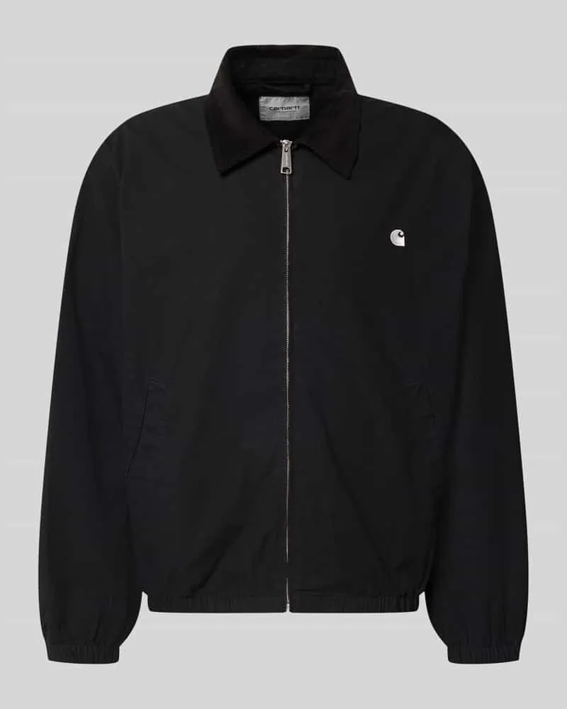 Carhartt WIP Jacke mit Label-Stitching Modell 'Madison Black