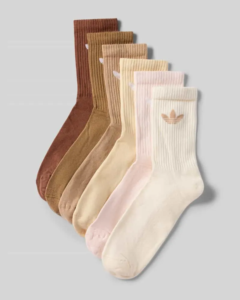adidas Socken mit Logo im 6er-Pack Beige