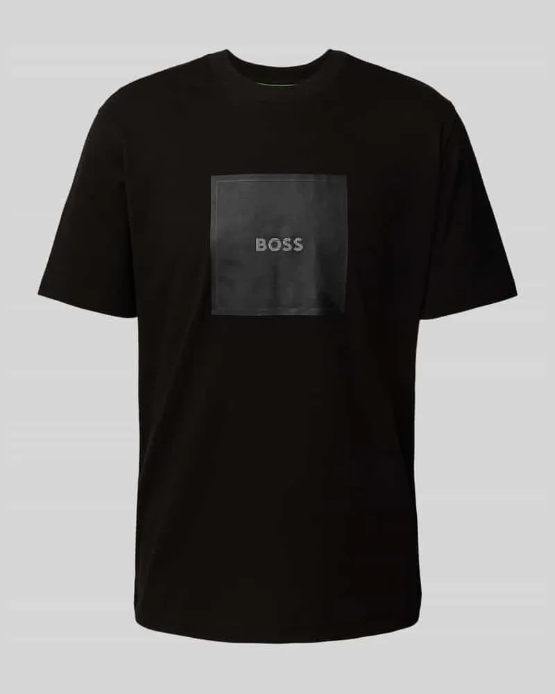 HUGO BOSS T-Shirt mit Label-Print 