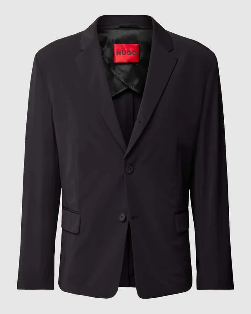 HUGO BOSS 2-Knopf-Sakko mit Pattentaschen Black