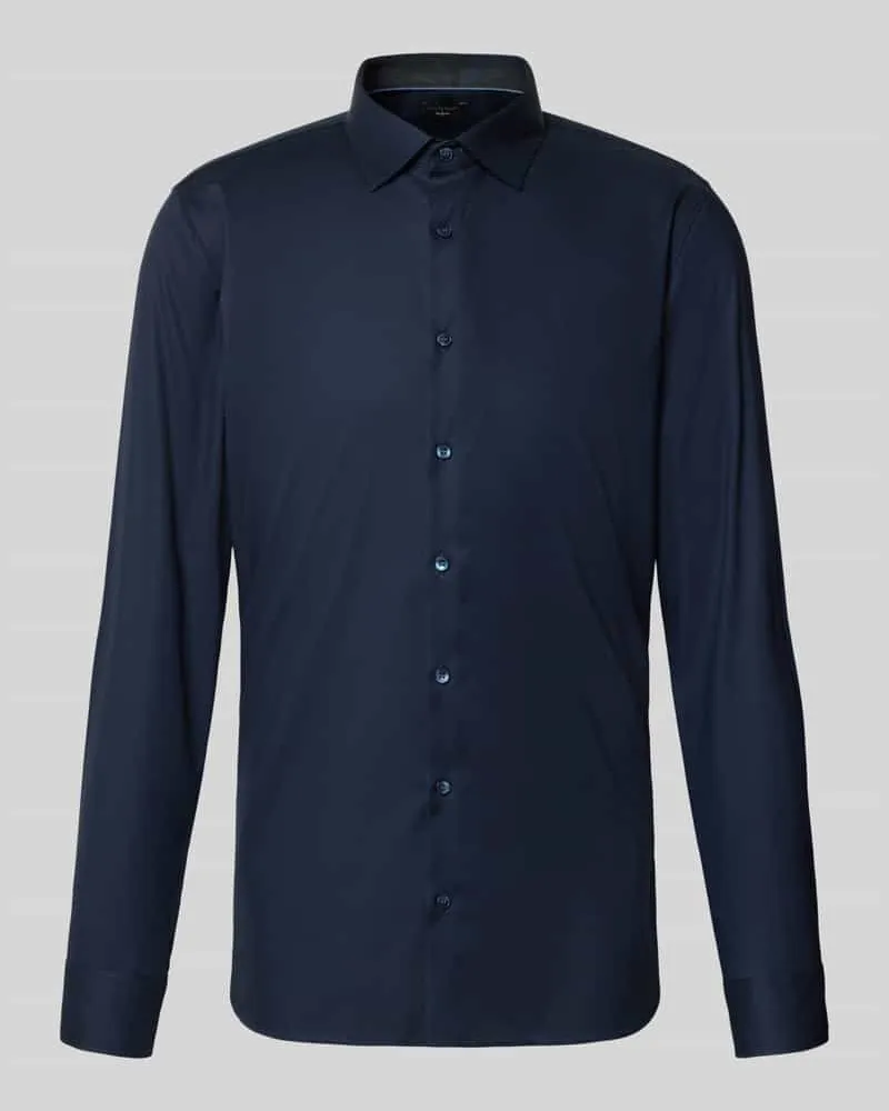 Olymp Super Slim Fit Business-Hemd mit Kentkragen 