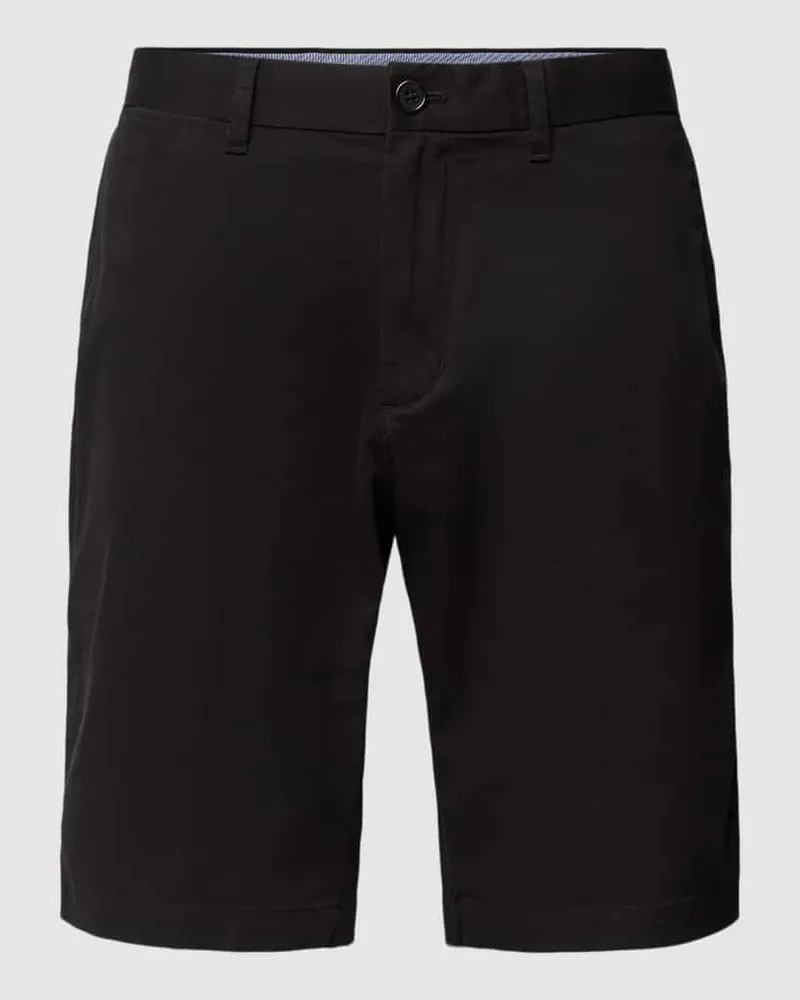 Tommy Hilfiger Straight Leg Chinoshorts mit Gesäßtaschen Modell 'HARLEM 