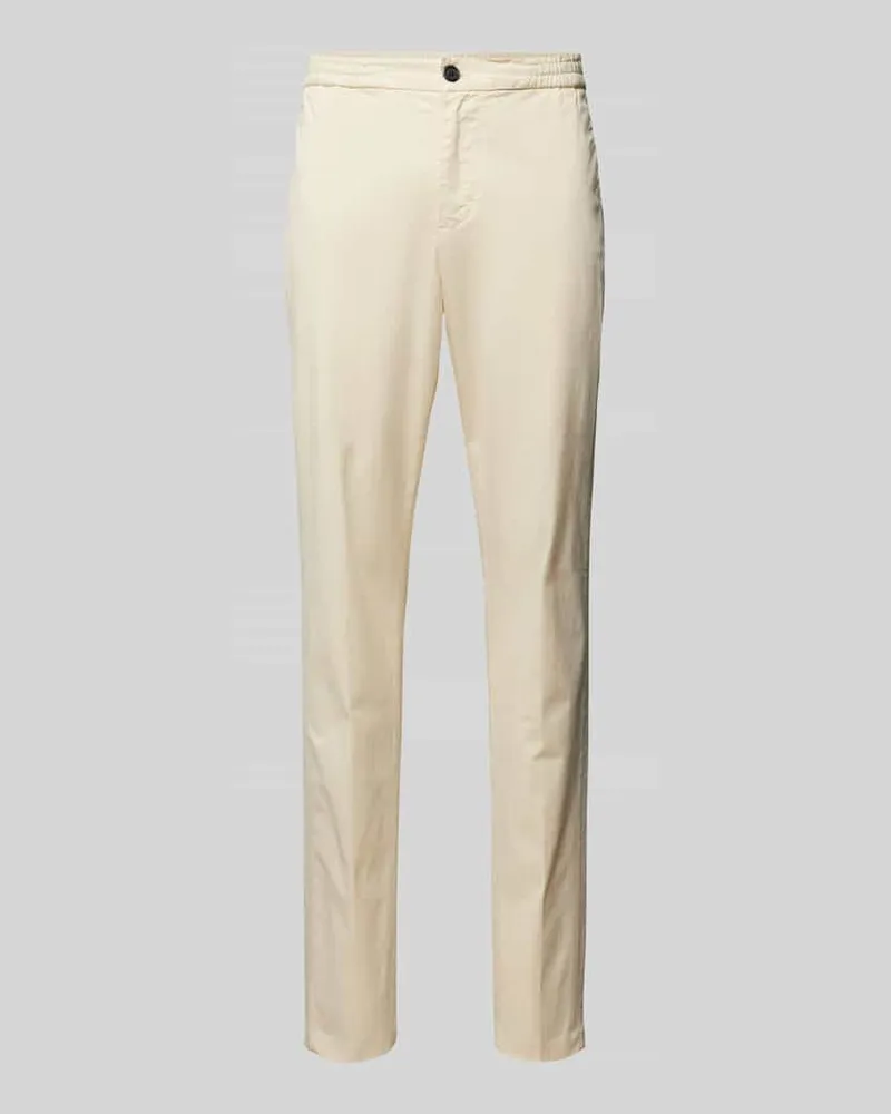 Tommy Hilfiger Slim Fit Chino mit Paspeltaschen Modell 'CHELSEA Offwhite