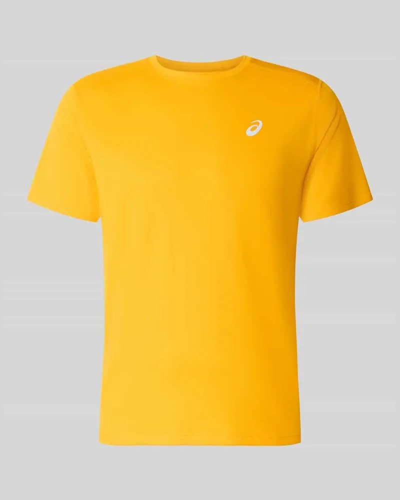 Asics T-Shirt mit Logo-Print Modell 'CORE Orange