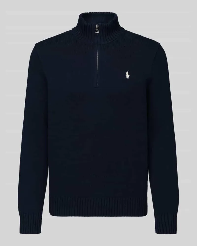 Ralph Lauren Regular Fit Troyer aus reiner Baumwolle Marine